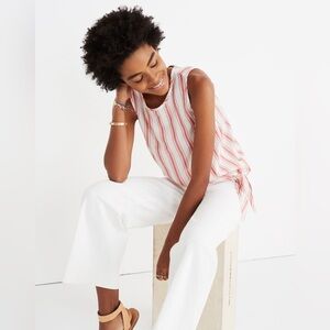 Madewell Side-Tie‎ Tank in Marcia Stripe